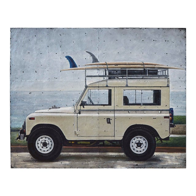 Surfin’ Defender Collective Bap Vietnam Art Truck Steel Blue Beach Costal Earth For Sale