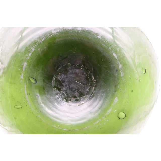 19th Century Large Antique Blown Glass Portuguese Demijohn For Sale - Image 12 of 12