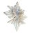 Superb sculpture wall art featuring a hand-carved wooden dove in a radiant sunburst design. Painted stressed in white,...