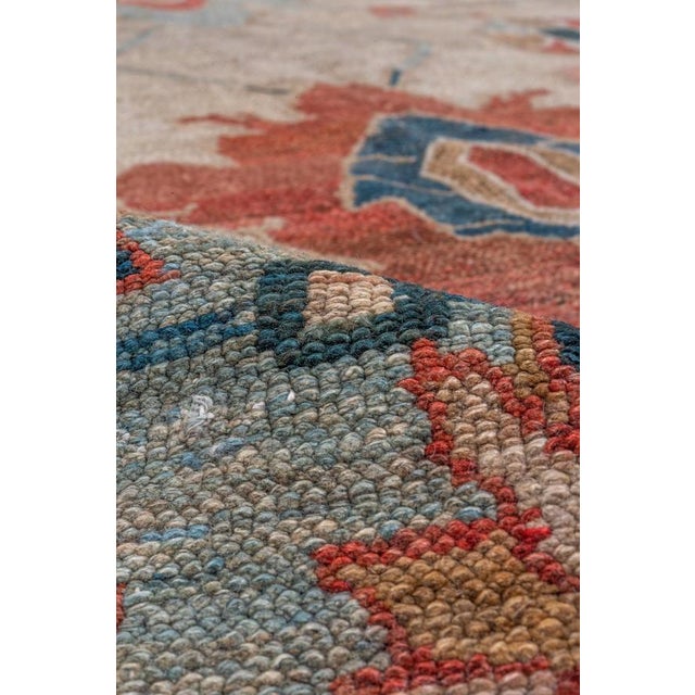 Extraordinary Persian Antique Bibikabad Rug no. 10557 For Sale - Image 4 of 8