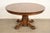 R. J. Horner Style Antique Victorian Carved Oak Split Pedestal Extension Dining Table With Lion Paw Feet | Newly Refinished For Sale - Image 14 of 14