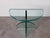 1980s Postmodern Italian Design Geometric Sculptural Glass Side Table For Sale - Image 12 of 12