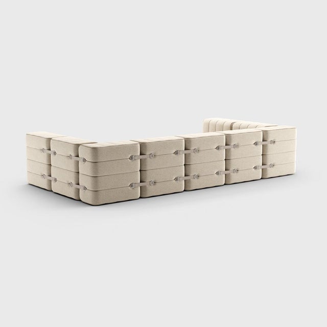 Contemporary Flexible U-Sofa from Ambivalenz, Set of 15 For Sale - Image 3 of 5