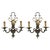 Silver Silver and Gold Iron Appliques, 1980s, Set of 2 For Sale - Image 8 of 8