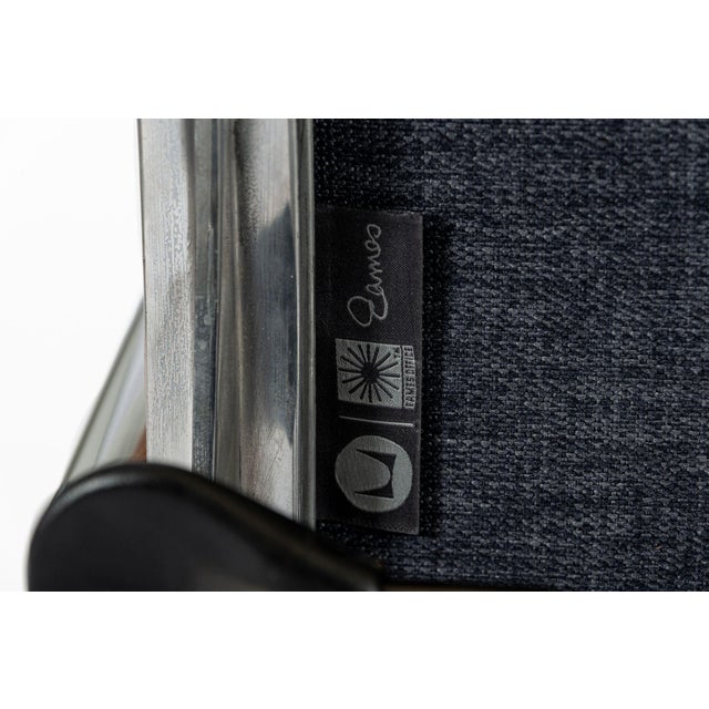 Pair Herman Miller Eames Tall Brown Leather Desk Chair Soft Pad For Sale - Image 10 of 12