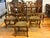 Century Furniture Vintage French Provincial Oak Parquet Extension Dining Table + Chairs, Set For Sale - Image 9 of 12