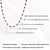 Natural 8.90ct Ruby & 1.24ct Diamond Riviera Tennis Necklace in 14k White Gold For Sale - Image 14 of 18