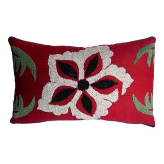 Antique 1900s Suzani Pillow For Sale