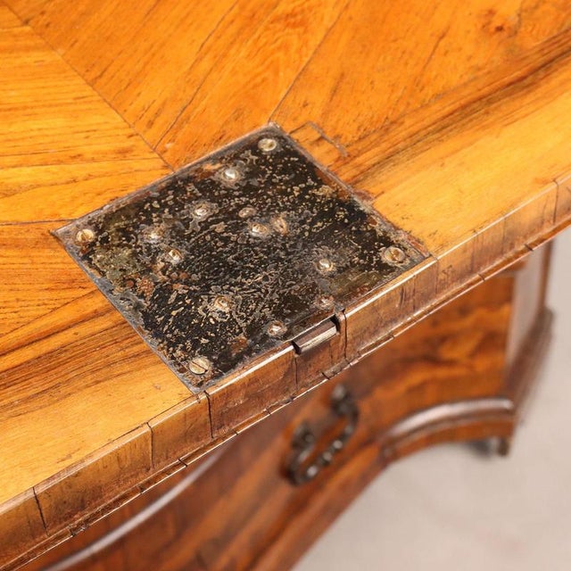 Walnut Drop-Leaf Secretary For Sale - Image 6 of 13