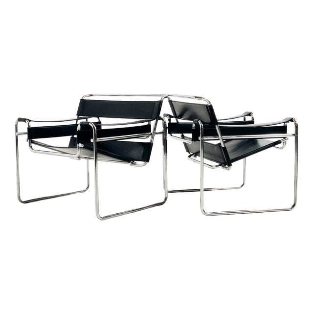 B3 / Wassily Chair by Marcel Breuer for Gavina, 1960s For Sale