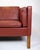 Red Set of 2 Person Sofa Model 2212 in Red Leather by Børge Mogensen, 1960s For Sale - Image 8 of 11