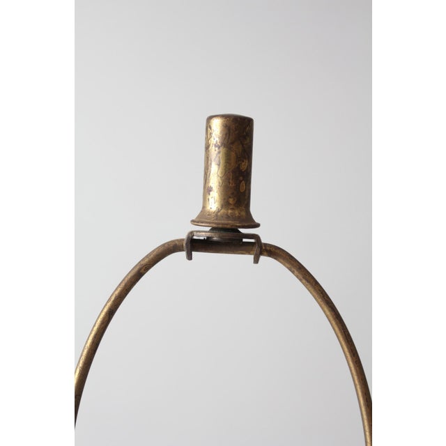 Mid 20th Century Mid Century Turned Mixed Wood Table Lamp With Woven Shade For Sale - Image 17 of 18
