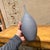 Contemporary Modernist Pottery Vase Dark Gray Horizontal Texture For Sale - Image 10 of 13