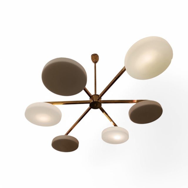 Lamp in the style of Angelo Lelli for Arredoluce For Sale - Image 4 of 9