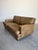 Mid Century Olive Buffalo Leather and Rosewood Loveseat After Arne Norell For Sale In Tampa - Image 6 of 10