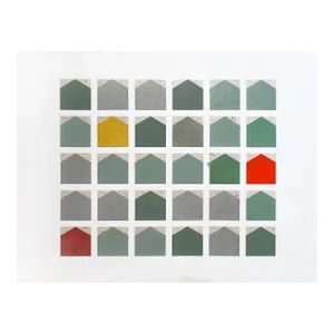 Sherri Hollaender, Row House Piece, Mixed Media