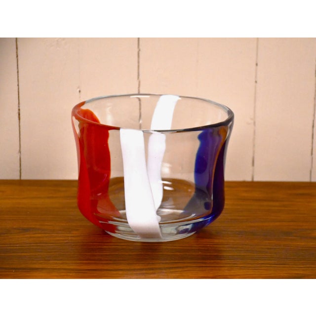 1990s Art Glass Bowl by Erik Höglund for Chribska, Czech Republic, 1992 For Sale - Image 5 of 10