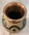 Modern Enamel & Brass Vase For Sale In Cincinnati - Image 6 of 7