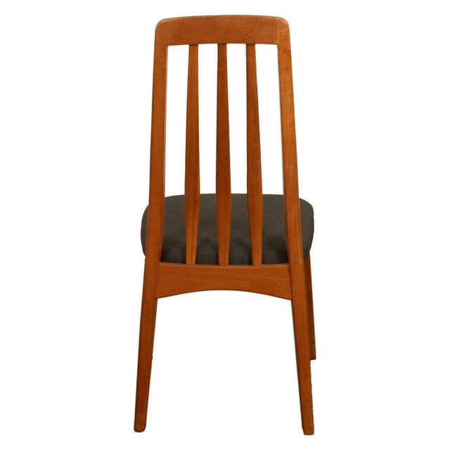 Set 4 Danish Mid Century Modern "Eva" Teak Dining Chairs by Niels Koefoed 1964 For Sale - Image 16 of 18