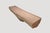 Andrianna Shamaris Single Teak Wood Log Bench or Coffee Table For Sale - Image 14 of 18