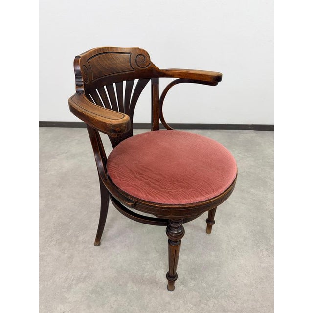 Thonet Office Chair from Gebrüder Thonet, 1890s For Sale - Image 4 of 15