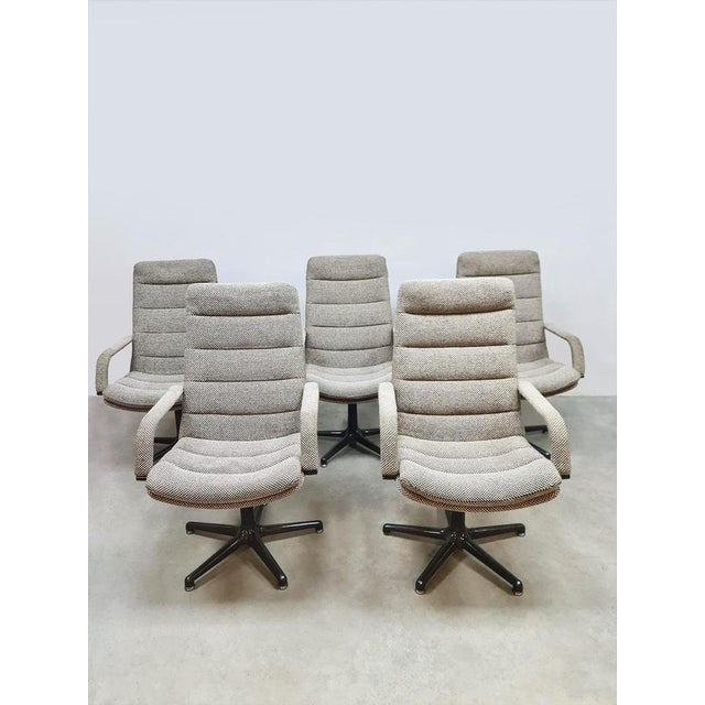 1970s Vintage Dutch Channel Desk Chair by Geoffrey Harcourt for Artifort, 1970s For Sale - Image 5 of 5