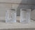 Stunning crystal prism=forming Herringbone Pattern from Ralph Lauren Crystal. These exemplars are acid marked en bas with...