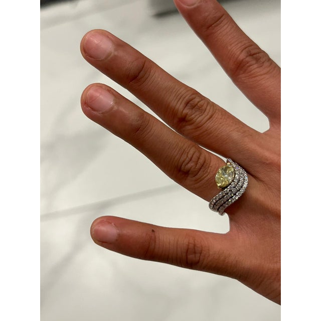 Argyle Diamonds 18ct White & Yellow Gold Diamond Ring Set 2.34ct, Size 5.75 For Sale - Image 10 of 15