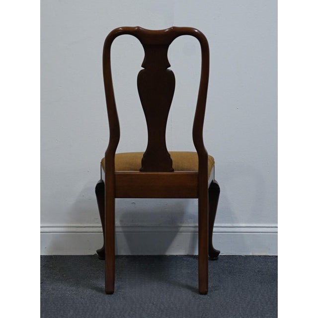 Hickory White Solid Mahogany Traditional Queen Anne Style Splat Back Dining Side Chair For Sale In Kansas City - Image 6 of 8