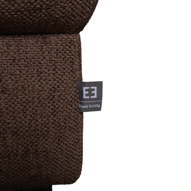 Flex Plus Fabric Corner Sofa in Brown with Manual Function by Ewald Schillig For Sale - Image 14 of 18