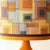 Orange Ceramic Floor or Table Lamp with Lampshade attributed to R. Houben, 1970s For Sale - Image 9 of 15