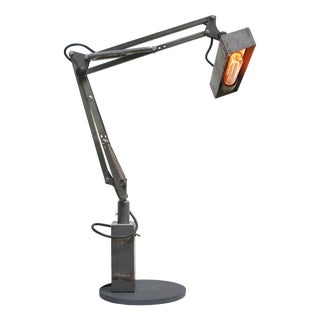British Anglepoise Inspection Desk Lamp by P.W. Allen & Co. UK for Royal Air Force For Sale
