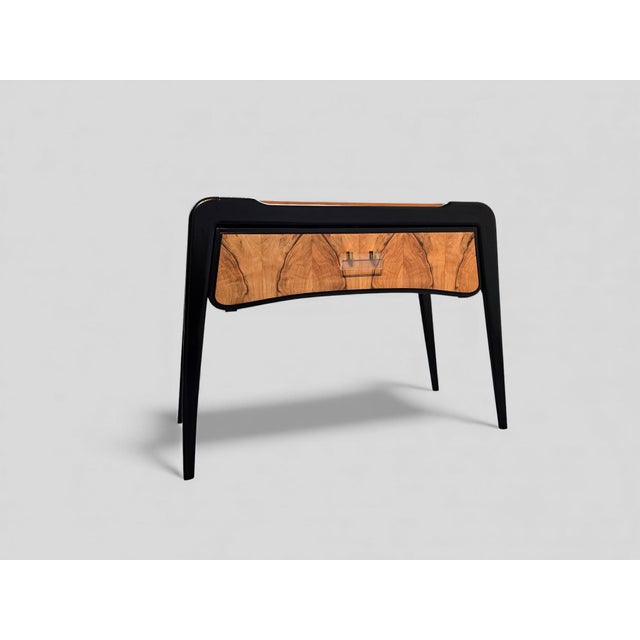 Italian Art Deco Ebonized Coffee Table, 1940s For Sale - Image 4 of 18