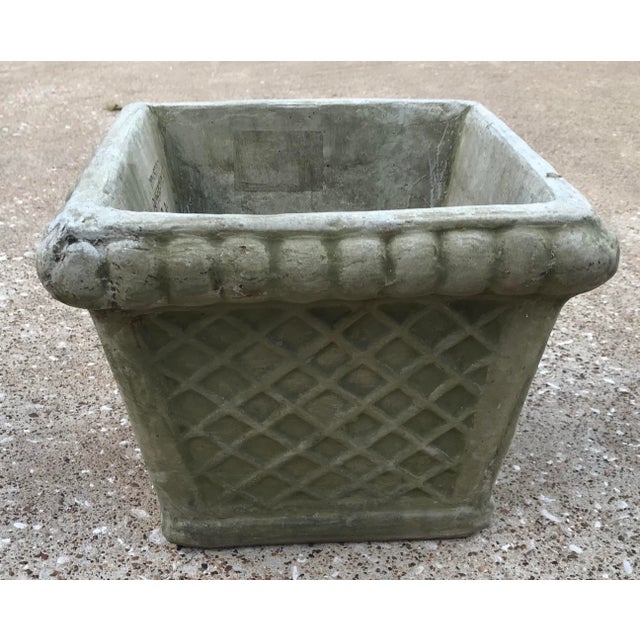Late 20th Century Vintage Nina Studio Concrete Planter Chairish