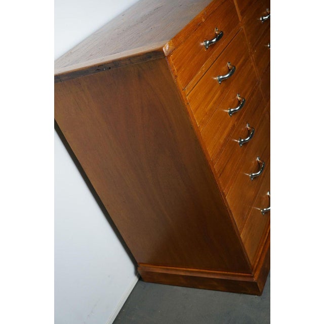 Large Dutch Cherry Apothecary Cabinet, 1950s For Sale - Image 12 of 18