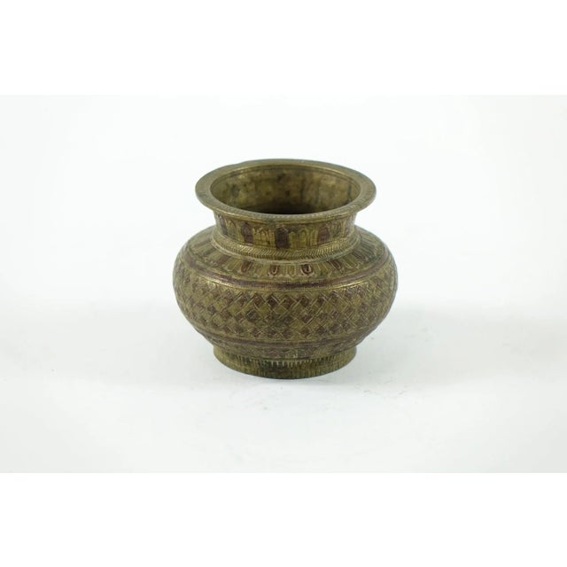 19th Century Antique Brass Jar For Sale - Image 4 of 4