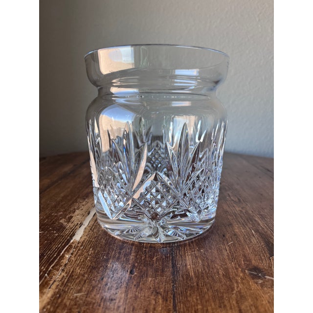 Late 20th Century Waterford Crystal Kelley Pattern Cookie Jar, No Lid For Sale - Image 5 of 9