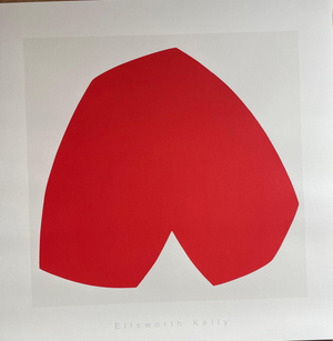 Ellsworth Kelly, Red White, 1962, Print