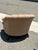 English Vintage Silk Plaid Slipper Chair With Caster Wheels For Sale - Image 3 of 11