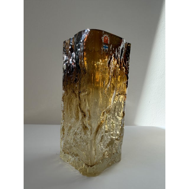 A vase from the "Kallio" series — the word means "rock" in Finnish - designed by Kaj Blomqvist for Kumela Oy in 1969 and...