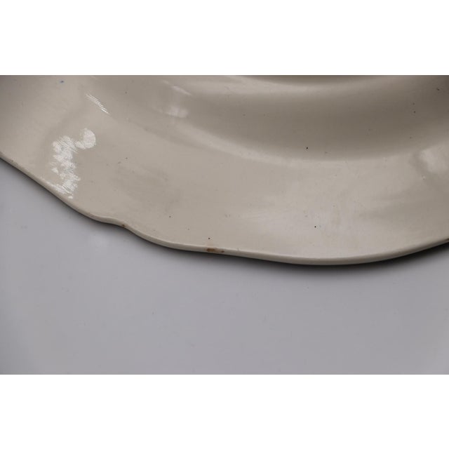 1960s Set of Five Gien France Rambouillet Dinner Plates Hare, Hand-Painted, Earthenware For Sale - Image 16 of 17