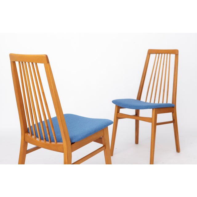 Vintage German Dining Chairs in Beech, 1960s, Set of 2 For Sale - Image 6 of 10