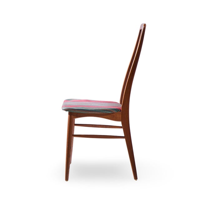 Niels Koefoed Eva Mid Century Danish Teak Dining Chairs - Set of 8 For Sale - Image 9 of 12