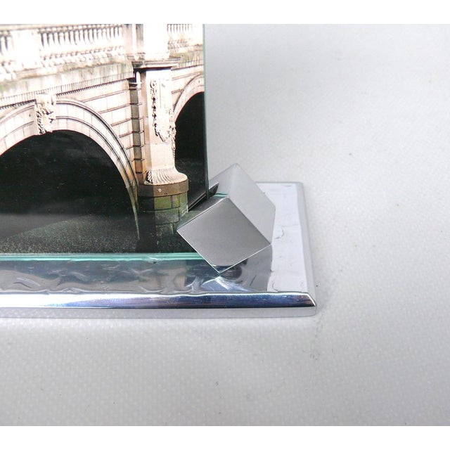 Metal Art Deco Chrome-Plated Picture Frame, Germany, 1920s For Sale - Image 7 of 16