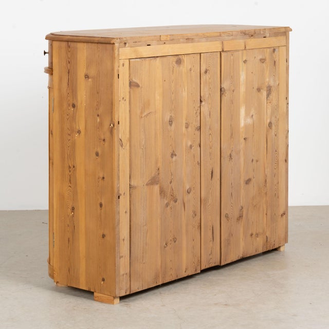 19th Century Swedish Pine Sideboard With Curved Sides For Sale - Image 18 of 18