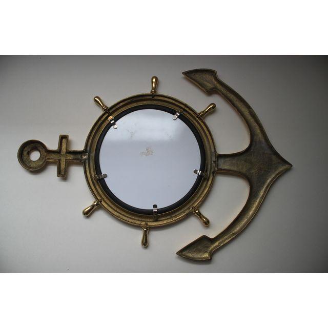 Brass Anchor Mirror Chairish