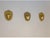 A very chic and iconic set of three wall sconces by Mathieu Matégot for Ateliers Matégot. France, 1950s. Very rare pieces...