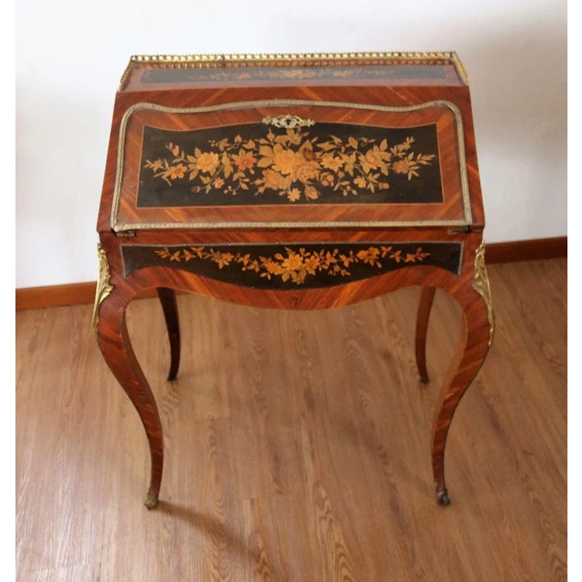 Louis XVI French Flap Desk For Sale - Image 12 of 12