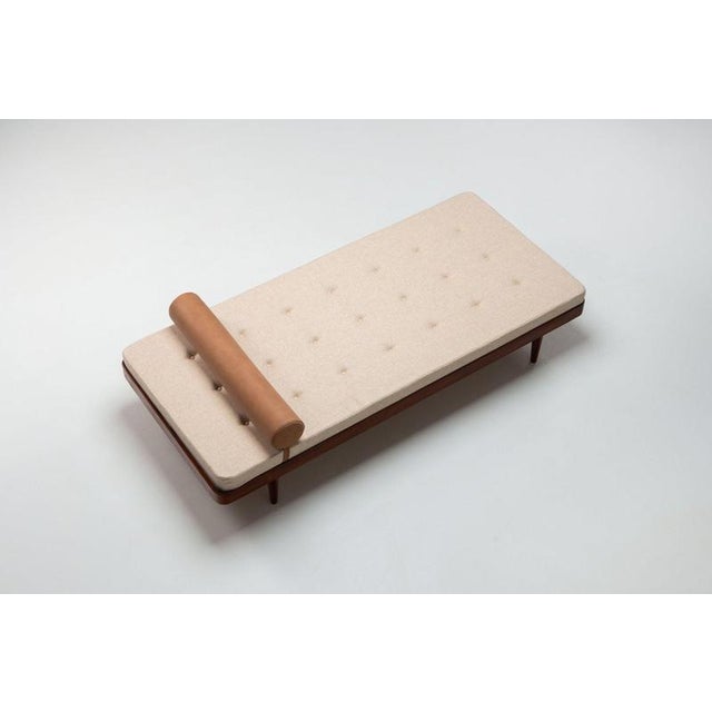 Mid-Century Daybed in Teak and Fabic, Denmark, 1960 For Sale - Image 6 of 12