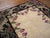 American 1930s Ivory Floral Folk Art Antique American Hooked Rug 7'8" X 9'5" Handknotted Wool Carpet For Sale - Image 3 of 6